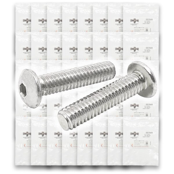 Boltsandnuts.Com Metric A2-70 Allen Button Head Socket Cap Screws Bolts Stainless Steel Assortment - 904 PCS Assortment Kit #361 - main